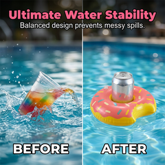 💞BUY 1 GET 1 FREE + 50% OFF! 🥳💞50K+ SOLD!💥🖌️Inflatable Drink Holder for Pool Parties
