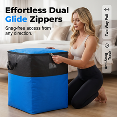 🎁Last Day Promotion 49% OFF🔥 Collapsible Storage and Moving Bag – Heavy-duty handles & zippered closure – Folds flat, perfect for moving, travel or closet organization – reusable & easy to clean 🏠– UK Ready! 🇬🇧