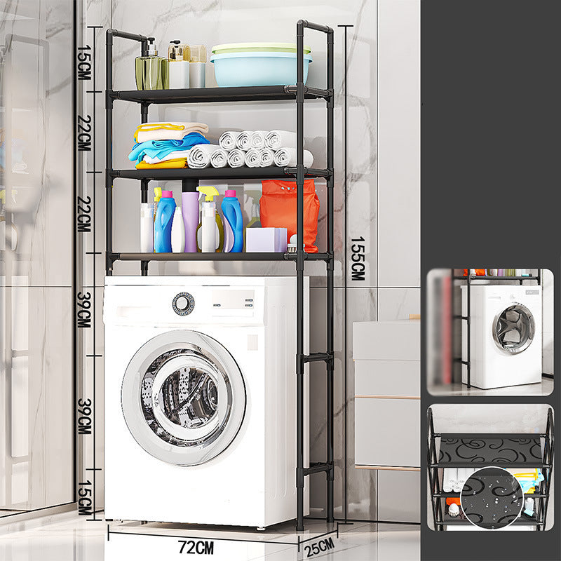 🎁Last Day Promotion 49% OFF🔥No-Drill Bathroom & Laundry Organizer Shelf