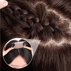 🌸LAST DAY SPECIAL PRICE!!🌸Women's Natural Black Hair Toppers with Clips