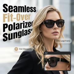 🎁Last Day Promotion 49% OFF🔥Women's Large Frame Fit-Over Sunglasses