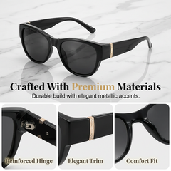 🎁Last Day Promotion 49% OFF🔥Women's Large Frame Fit-Over Sunglasses