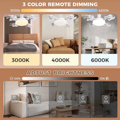 🌀LAST DAY SALE 50% OFF!!❄️Aerolux™ Ceiling Fan Light – 2-in-1 Silent LED with Remote 🌬️💡 Energy-Efficient Airflow & Dimmable Lighting for Bedrooms, Living Rooms & Conservatories 🏡✨