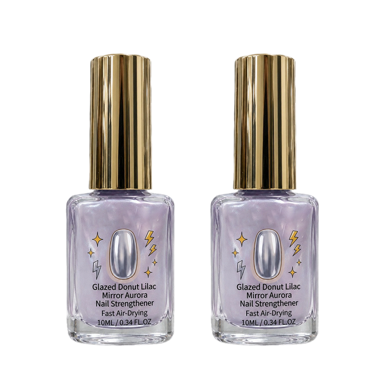 💅BUY 1 GET 1 FREE + 50% OFF !💥🖌️Lilac Glossy Mirror Nail Strengthener