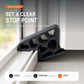 💞BUY 1 GET 1 FREE + 50% OFF! 🖌️Secure Track Door Stop – Absorbs impact, reduces slamming & protects rails. Compact locking design – fits sliding windows & balcony doors! 🛡️🔇
