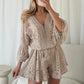 🔥BUY 2 GET 10% OFF🔥Casual Short V-Neck Lace Suit