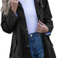 🧥🍂Rain Jacket Women Striped Lined Hooded Lightweight Raincoat Outdoor Waterproof Windbreaker💧