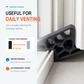 💞BUY 1 GET 1 FREE + 50% OFF! 🖌️Secure Track Door Stop – Absorbs impact, reduces slamming & protects rails. Compact locking design – fits sliding windows & balcony doors! 🛡️🔇