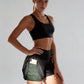 🌸LAST DAY SPECIAL PRICE!!🌸Women's 2 in 1 Running Shorts, High Waisted Athletic Workout Shorts with Hidden Phone Pockets, Quick Dry Lightweight Gym Yoga Shorts
