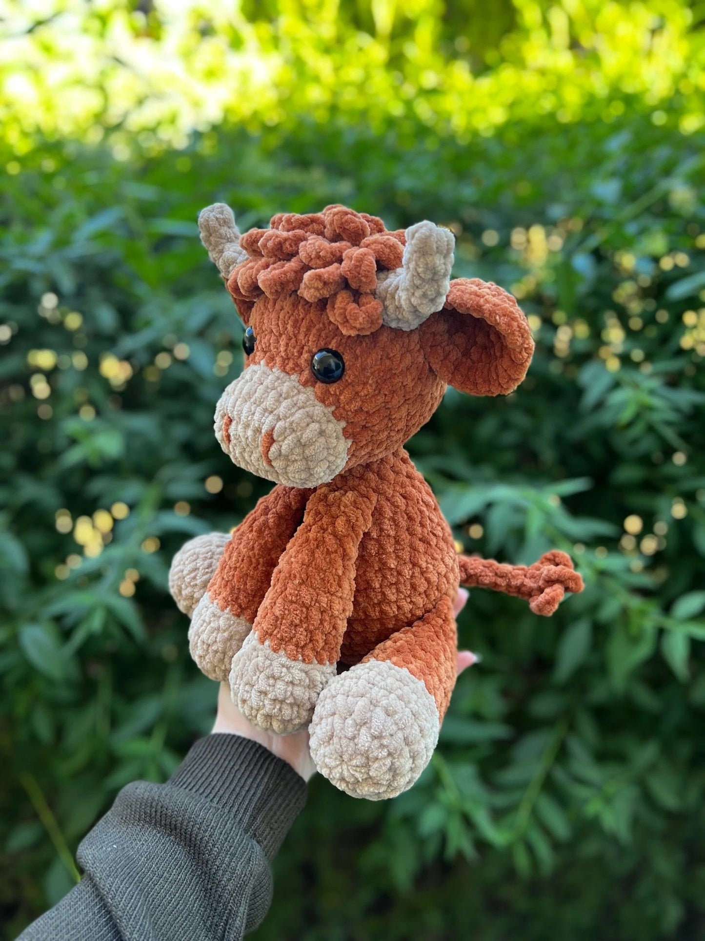🎁Last Day Promotion 49% OFF🔥Crochet Highland Cow Amigurumi Pattern🐮- DIY Kit & Finished Plush