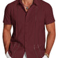 💥Last Day Special Sale 49% OFF👚Men's Cuba Guayabera Exquisite Hollow Embroidered Button Front Shirt