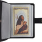 💥Last Day Special Sale 49% OFF👚✝️ Catholic Genuine Leather Holy Card Holder – Pocket Prayer Card Organizer with Snap Closure