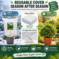 ⏳Time-Limited Special⏰WINTER GARDEN ESSENTIAL | Plant Frost Protection Cover – Breathable Reusable Cover for Shrubs, Pots & Young Trees