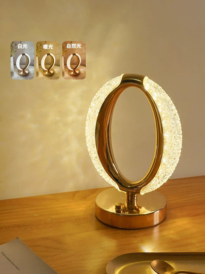 💥Last Day Special Sale 49% OFF👚50K+ SOLD! 🎁✨Rechargeable Luxury Crystal LED Night Light Lamp