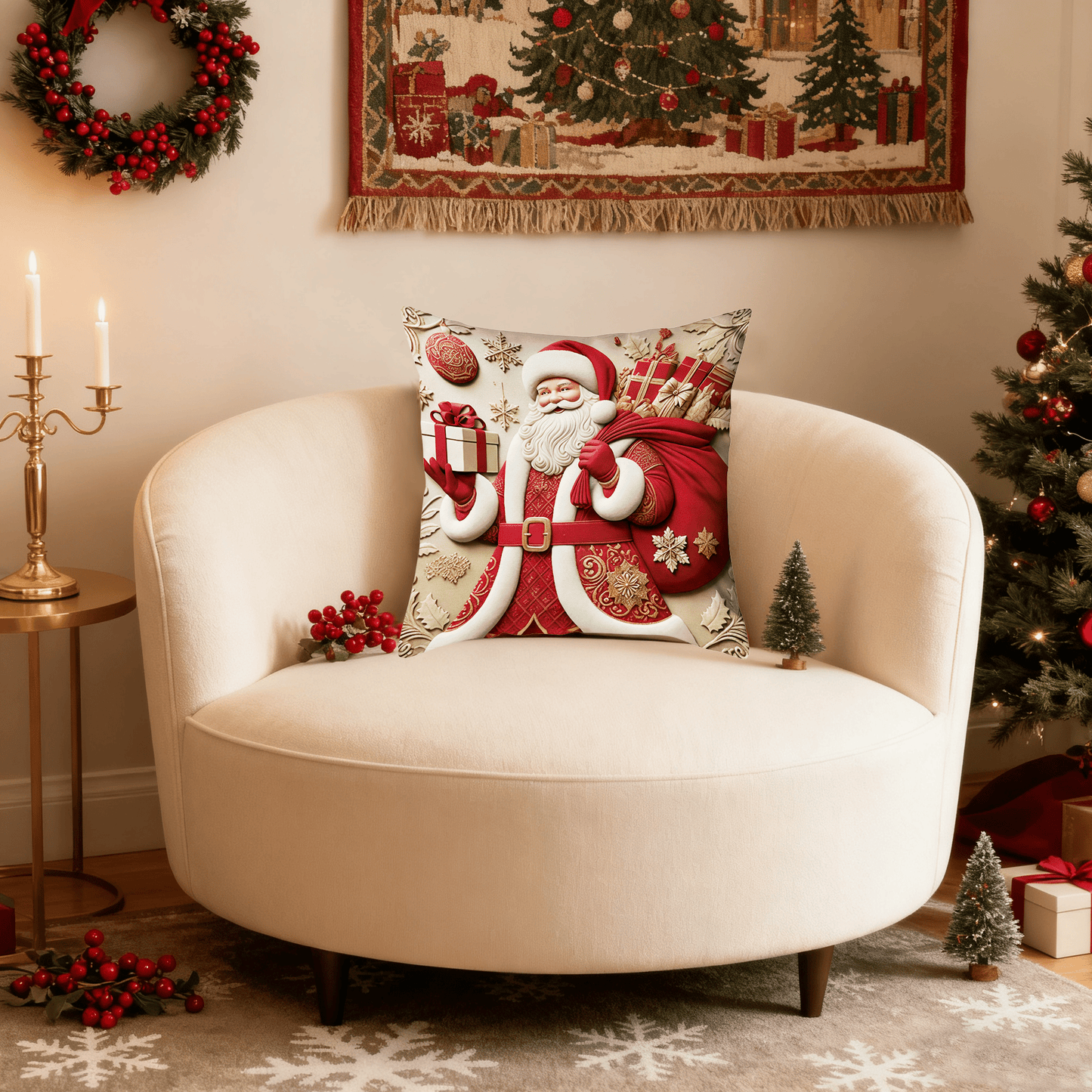 🎅 Christmas Hot Sale 49% OFF🏆Red Christmas pillowcase
