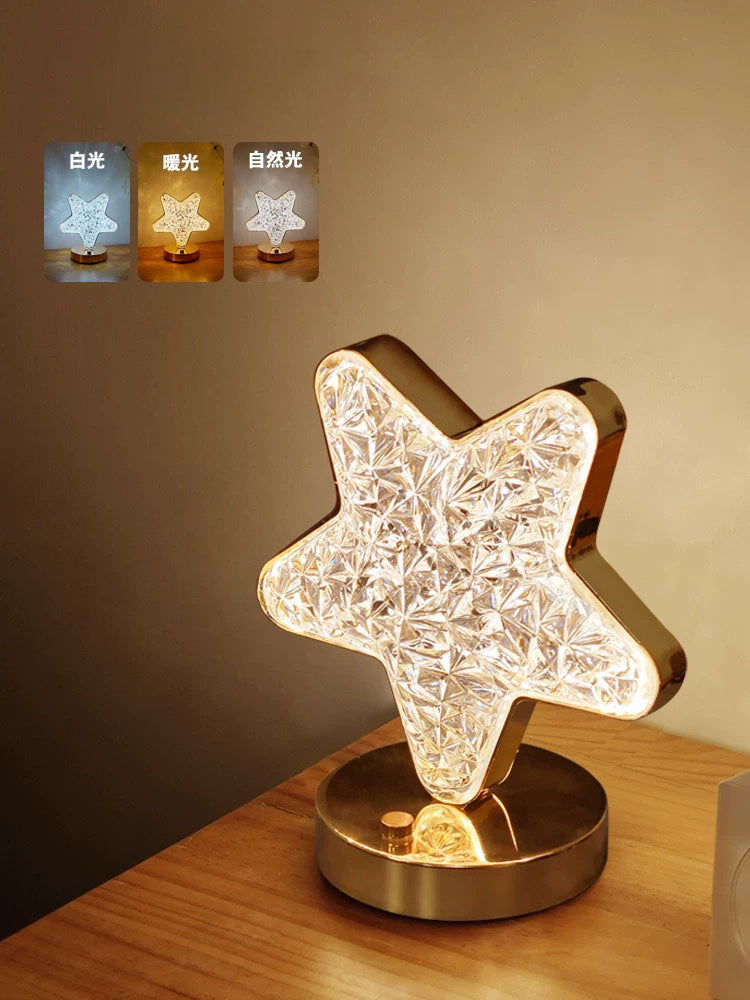 💥Last Day Special Sale 49% OFF👚50K+ SOLD! 🎁✨Rechargeable Luxury Crystal LED Night Light Lamp