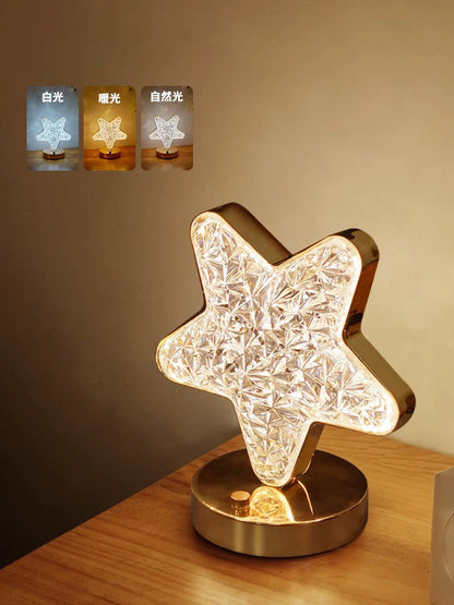 💥Last Day Special Sale 49% OFF👚50K+ SOLD! 🎁✨Rechargeable Luxury Crystal LED Night Light Lamp