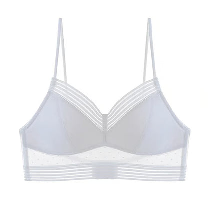 ⇝Low Back Wireless Lifting Lace Bra