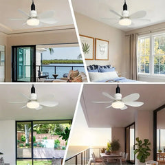🎁Last Day Promotion 49% OFF🔥SmartBreez™ 40W LED Ceiling Fan Light – 20.5” Ultra-Quiet with Remote 🎯 | E27 + FREE B22 Adapter 🔌 | For Bedroom 😴, Kitchen 👩‍🍳 & Garage 🛠️ – UK Ready! 🇬🇧