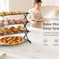 🍞Christmas HOT SALE 50% OFF🥐Stackable Folding Metal Storage Rack – 3/4-Level Expandable Organizer – Perfect for Spices, Snacks, and Essentials in Kitchen, RV, or Camping Setup