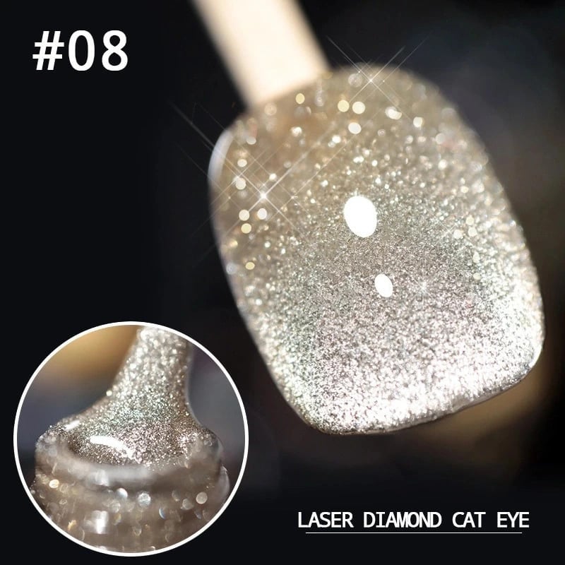 💥Hot Sale 50% OFF💎Laser Diamond Cat Eye Nail Polish