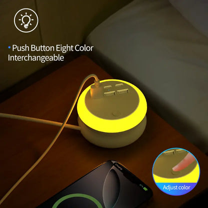 🔥Summer Hot Sales - Save 48% OFF🔋 Portable Power Strip with USB-C Charging & LED Lights ✨ – 6 USB Ports for Home 🏠, Office 💻 & Travel ✈️