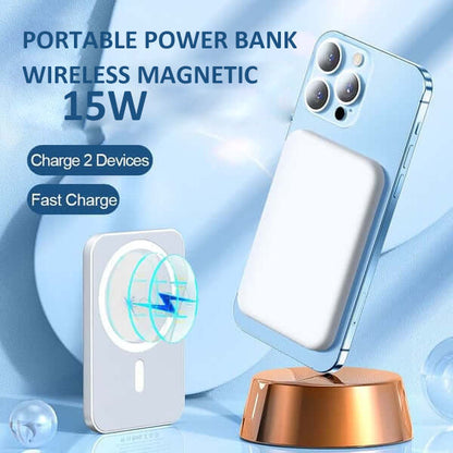 🎁Last Day Promotion 49% OFF🔥 5000mAh Fast Charge Portable Wireless Magnetic Power Bank