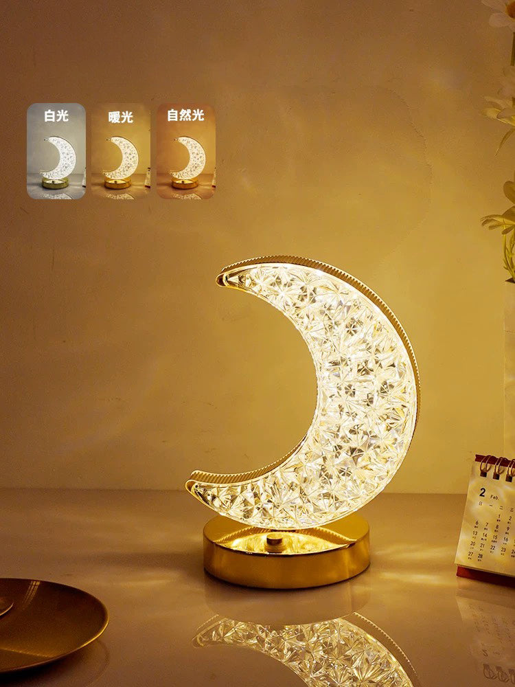 💥Last Day Special Sale 49% OFF👚50K+ SOLD! 🎁✨Rechargeable Luxury Crystal LED Night Light Lamp