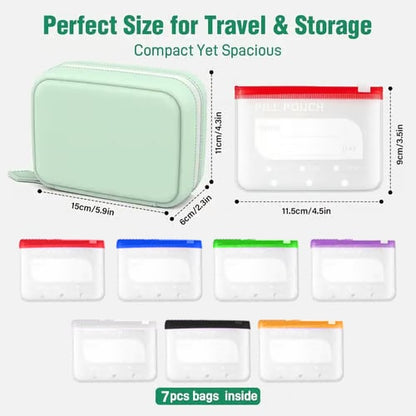 🏆Flash Sale⚡50K+ SOLD! Waterproof Pill Pouch Set-7Pcs Bags Inside