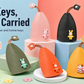 🐇Car Key Case,  Creative Pull-Out Key Case Cover, PU Leather Large-Capacity Car Key Protective Bag