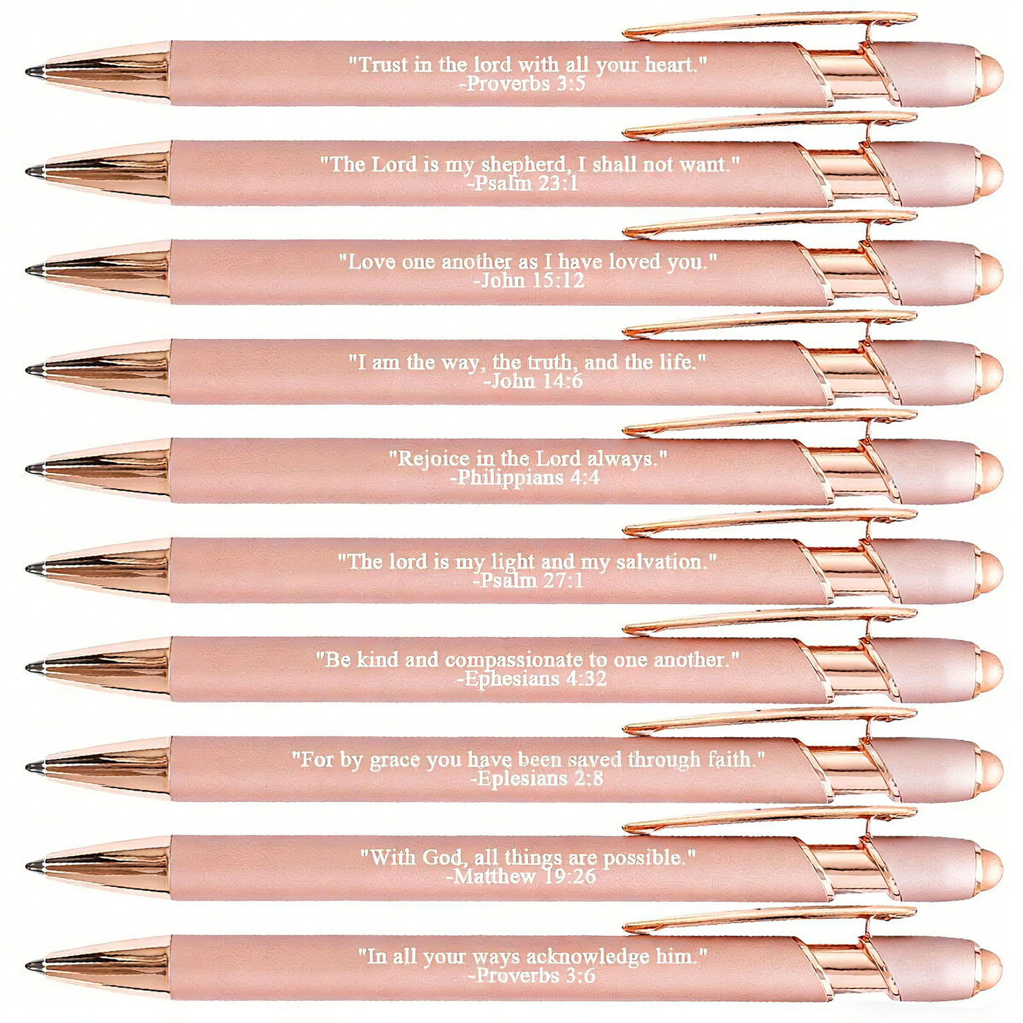🔥NEW YEAR SALE 49% OFF🔥Funny Stress-Relief Daily Quotes Metal Ballpoint Pen Set 🎁