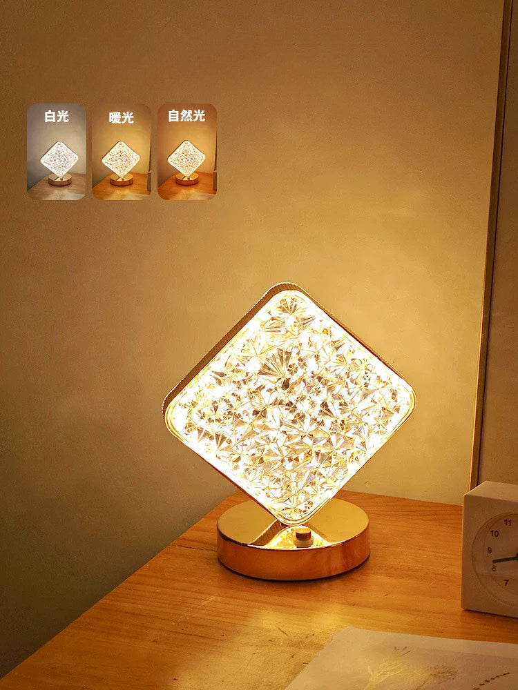 💥Last Day Special Sale 49% OFF👚50K+ SOLD! 🎁✨Rechargeable Luxury Crystal LED Night Light Lamp