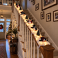 🐧 Light-Up Penguin Christmas Stair Garland – Turn Your Banister Into a Winter Wonderland ✨