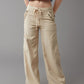 🔥2024 New Arrival🔥Linen-Blend Wide-Leg Cargo Pant