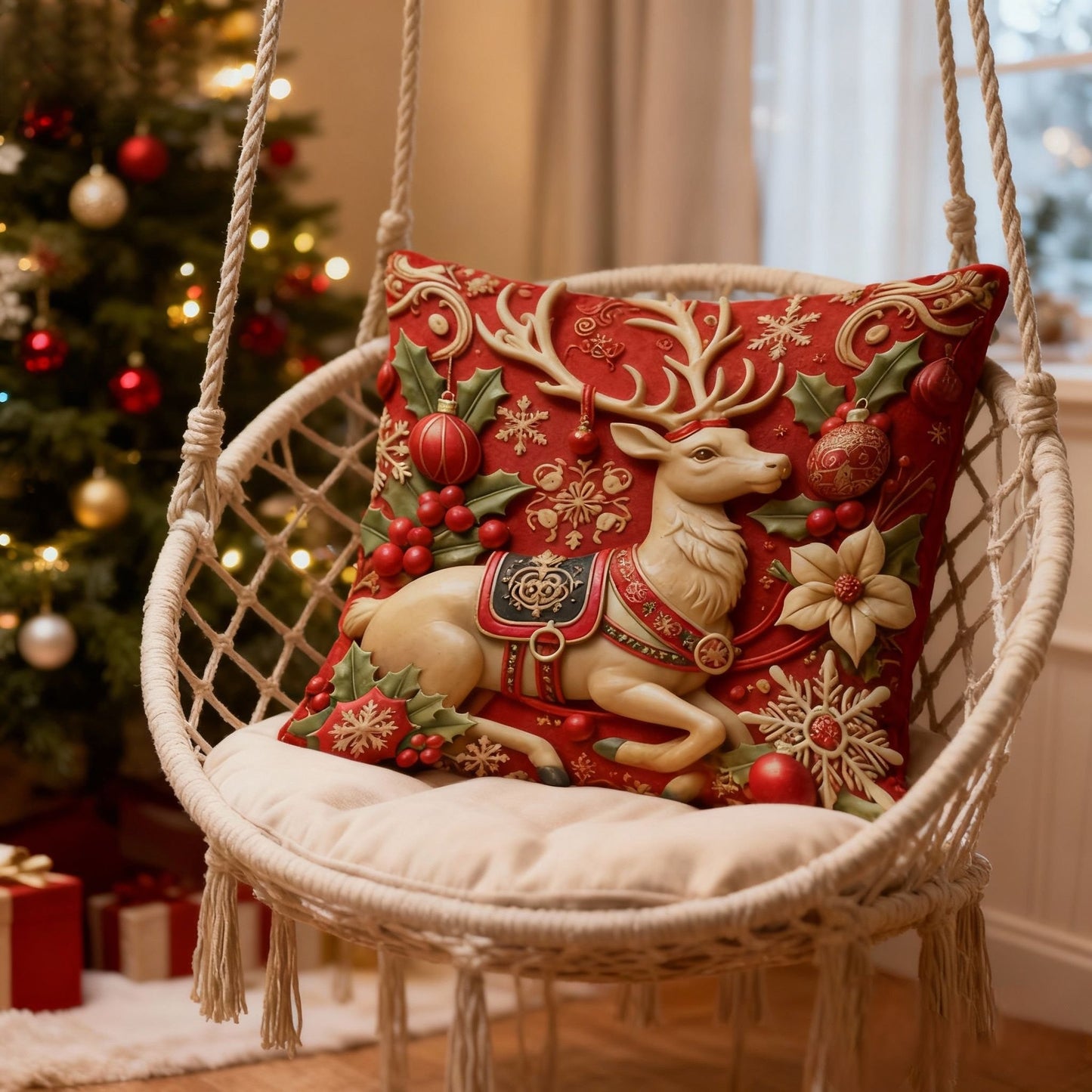 🎅 Christmas Hot Sale 49% OFF🏆Red Christmas pillowcase