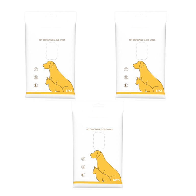 🔥Best-selling in 2025🔥Deodorizing Pet Glove Wipes For Dogs（6Pcs）