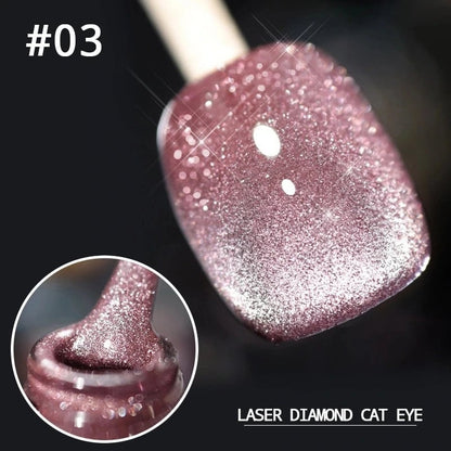 💥Hot Sale 50% OFF💎Laser Diamond Cat Eye Nail Polish