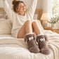 😍2027 NEW SALE-49% OFF😍Women's Plush Slippers Floor Socks 👍 ✨Winter Home Indoor Thickened Fleece-Lined Anti-Slip Adult