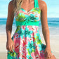 🔥Free Shipping⚡50K+ SOLD!👙Strap Top & Fitted Swim Shorts Separable Swimsuit 