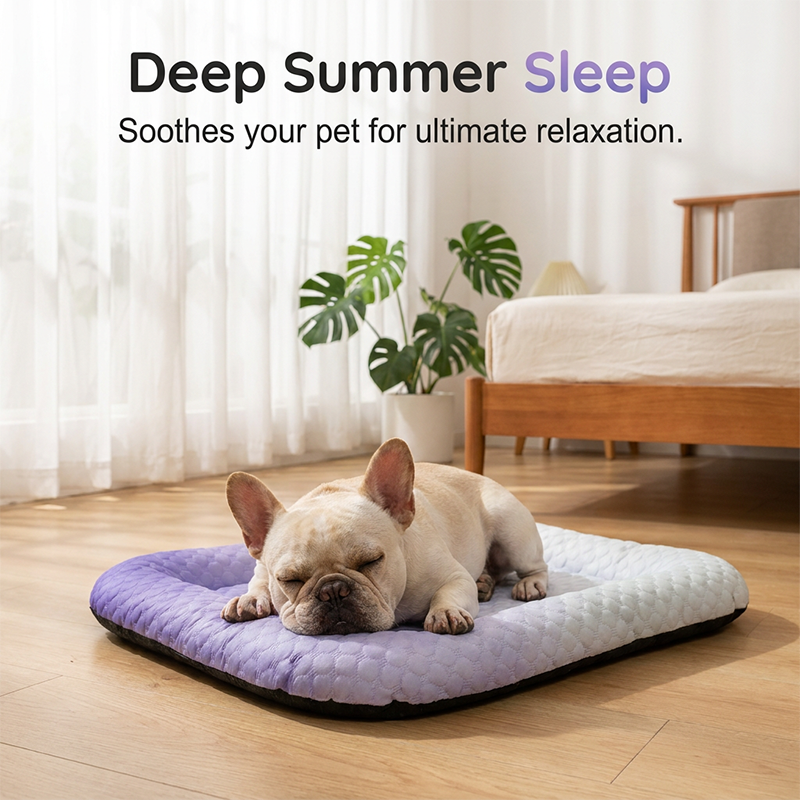 🎁Last Day Promotion 49% OFF🔥❄Pawchill™🇬🇧Pet Cooling Mat for Dogs & Cats 🐾  Naturally Cool Ice-Silk Pad • Breathable, Washable & Soft 🌿  For Floors, Sofas & Car Travel • Multiple Sizes • Gradient Colours ☀️🐶🐱