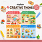 🌈 Create Your Own Jelly Stickers! 🎨 DIY Paint, Peel & Stick Art Kit for Kids ✨ 4 Fun Themes + Complete Craft Set 🎁