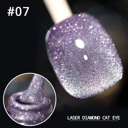 💥Hot Sale 50% OFF💎Laser Diamond Cat Eye Nail Polish