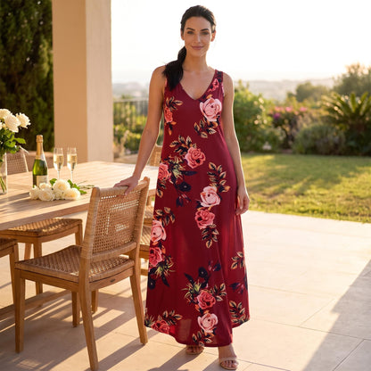 🌸LAST DAY SPECIAL PRICE!!🌸Flowy Vacation Maxi Dress