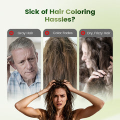 💇‍♀️✨New Year Hot Sale 49% OFF Special Price £7.99🔥💥Gentle Plant-Based Quick-Use Hair Dye