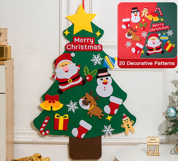 🎄Christmas Promotion 49% OFF🎁DIY Felt Christmas Tree Set