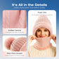 🎁Hot Sale 60% OFF🔥Women's Winter One-Piece Knitted Beanie Scarf Mask