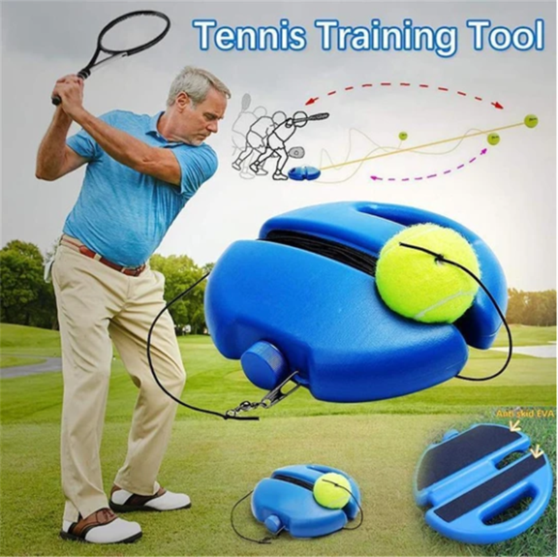 🔥LAST DAY SALE 50% OFF🎾🌞KIT Tennis Trainer – Self-study tool, adjustable height & stable base – improves your swing and accuracy anywhere 💪