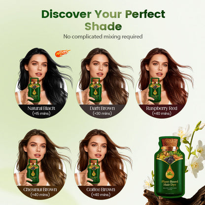 💇‍♀️✨New Year Hot Sale 49% OFF Special Price £7.99🔥💥Gentle Plant-Based Quick-Use Hair Dye