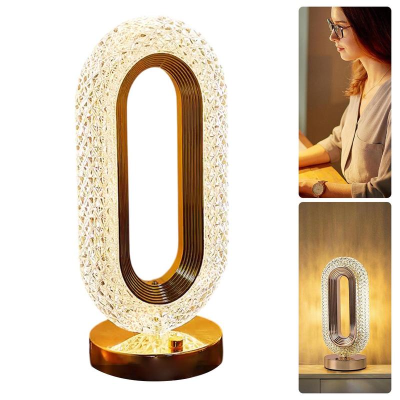 💥Last Day Special Sale 49% OFF👚50K+ SOLD! 🎁✨Rechargeable Luxury Crystal LED Night Light Lamp