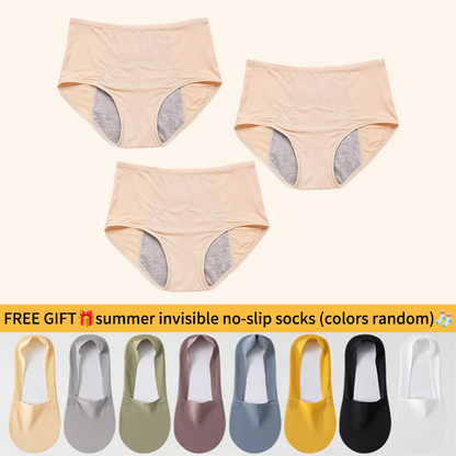 ⏳Last Day-Buy 1 Get 3 Packs!!🔥2026 Best-Selling🏆LunaBloom™ High-Waist Leak-Proof Panties ✨Butter-soft, ultra-stretchy & discreetly protective 🍃